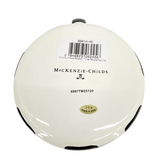 MACKENZIE-CHILDS 7 Cup Measuring Cup in Courtly Check - Picture 8 of 8